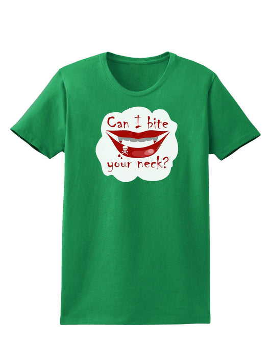Bite your neck Womens Dark T-Shirt-TooLoud-Kelly-Green-XXX-Large-Davson Sales