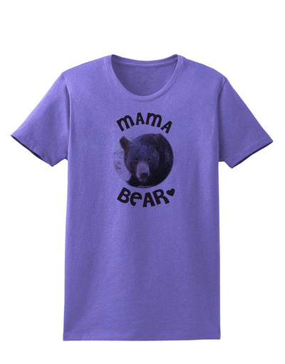 Black Bear - Mama Bear Womens T-Shirt-Womens T-Shirt-TooLoud-Violet-XXXX-Large-Davson Sales