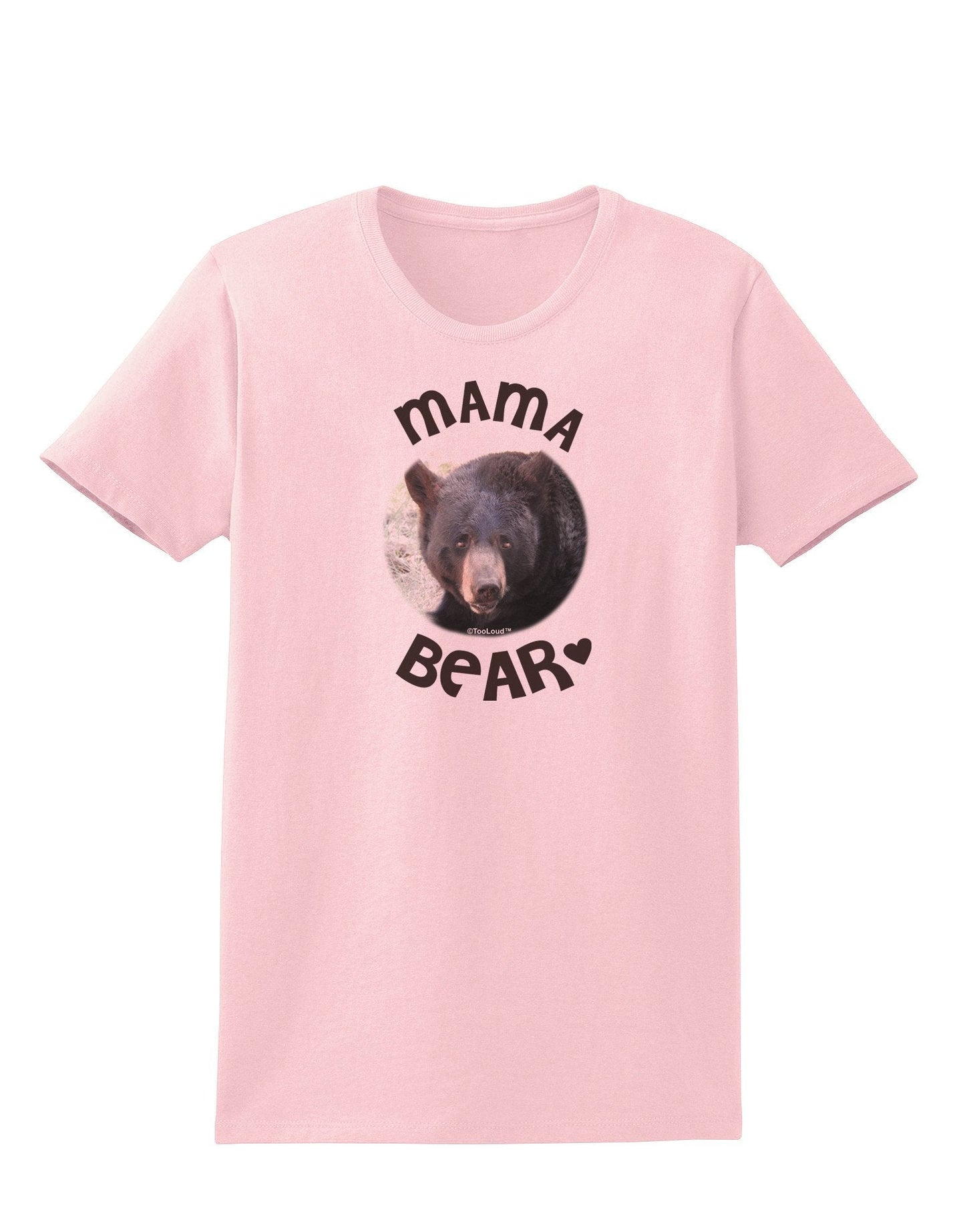 Black Bear - Mama Bear Womens T-Shirt-Womens T-Shirt-TooLoud-PalePink-XXXX-Large-Davson Sales