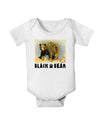 Black Bear Watercolor Baby Romper Bodysuit-Baby Romper-TooLoud-White-06-Months-Davson Sales