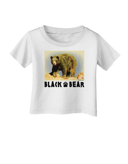 Black Bear Watercolor Infant T-Shirt-Infant T-Shirt-TooLoud-White-06-Months-Davson Sales