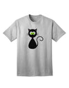 Black Cat Halloween Adult T-Shirt: Premium Quality, Limited Edition-Mens T-shirts-TooLoud-AshGray-Small-Davson Sales