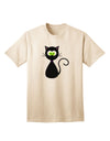 Black Cat Halloween Adult T-Shirt: Premium Quality, Limited Edition-Mens T-shirts-TooLoud-Natural-Small-Davson Sales