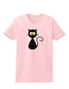 Black Cat Halloween Womens T-Shirt-Womens T-Shirt-TooLoud-PalePink-X-Small-Davson Sales