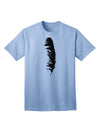 Black Feather Premium Adult T-Shirt - Elegance Meets Comfort-Mens T-shirts-TooLoud-Light-Blue-Small-Davson Sales