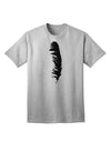 Black Feather Premium Adult T-Shirt - Elegance Meets Comfort-Mens T-shirts-TooLoud-AshGray-Small-Davson Sales