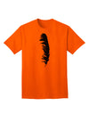 Black Feather Premium Adult T-Shirt - Elegance Meets Comfort-Mens T-shirts-TooLoud-Orange-Small-Davson Sales