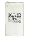 Black Friday Bag Holder Micro Terry Gromet Golf Towel 11&#x22;x19-Golf Towel-TooLoud-White-Davson Sales