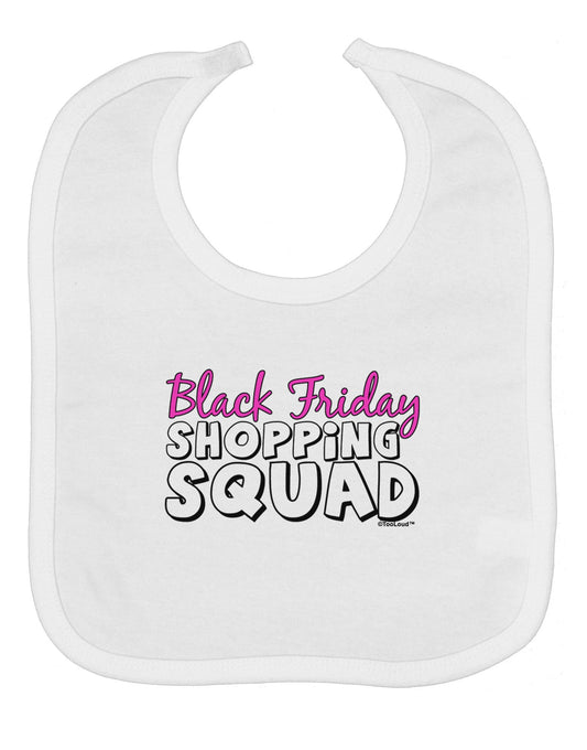 Black Friday Shopping Squad Baby Bib