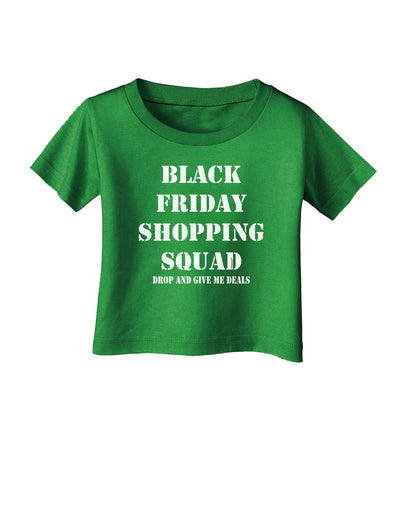 Black Friday Shopping Squad - Drop and Give Me Deals Infant T-Shirt Dark-Infant T-Shirt-TooLoud-Royal-Blue-06-Months-Davson Sales