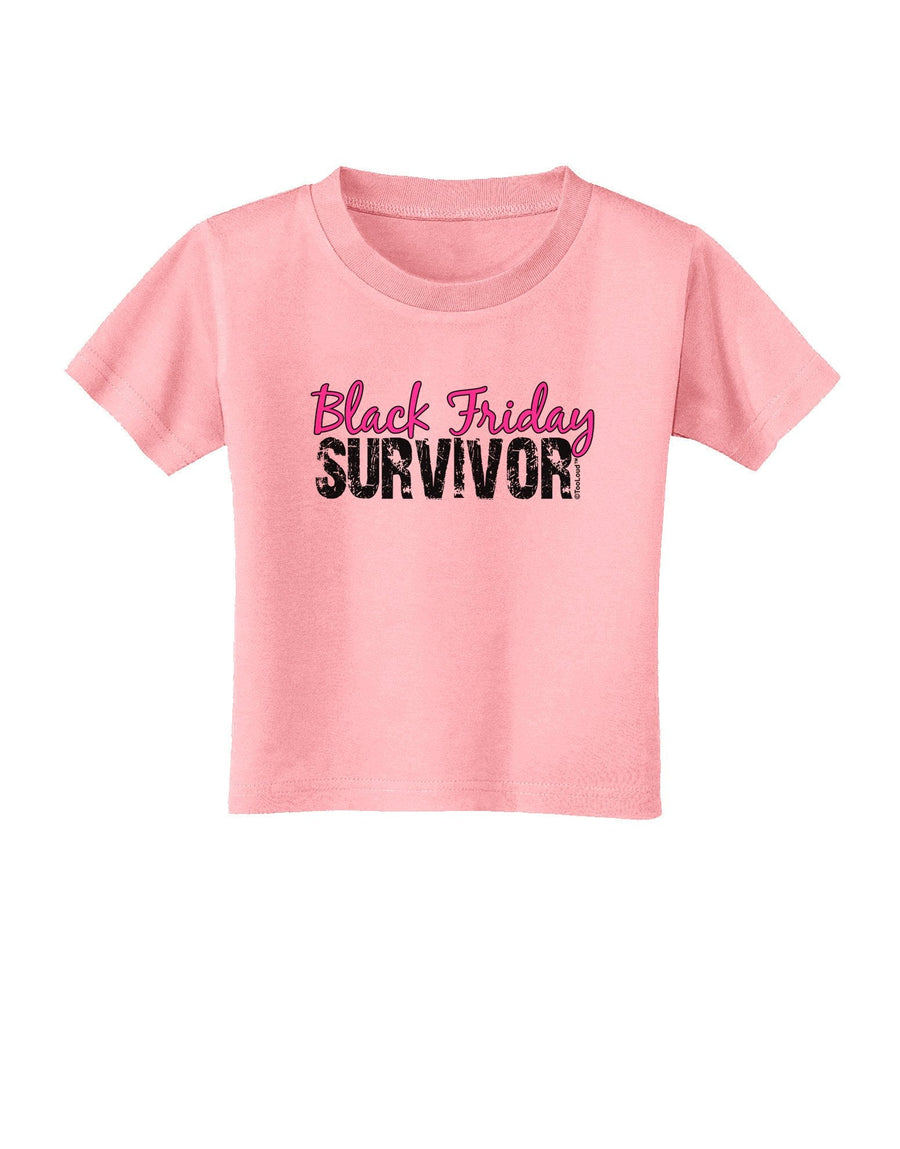 Black Friday Survivor Toddler T-Shirt-Toddler T-Shirt-TooLoud-White-4T-Davson Sales