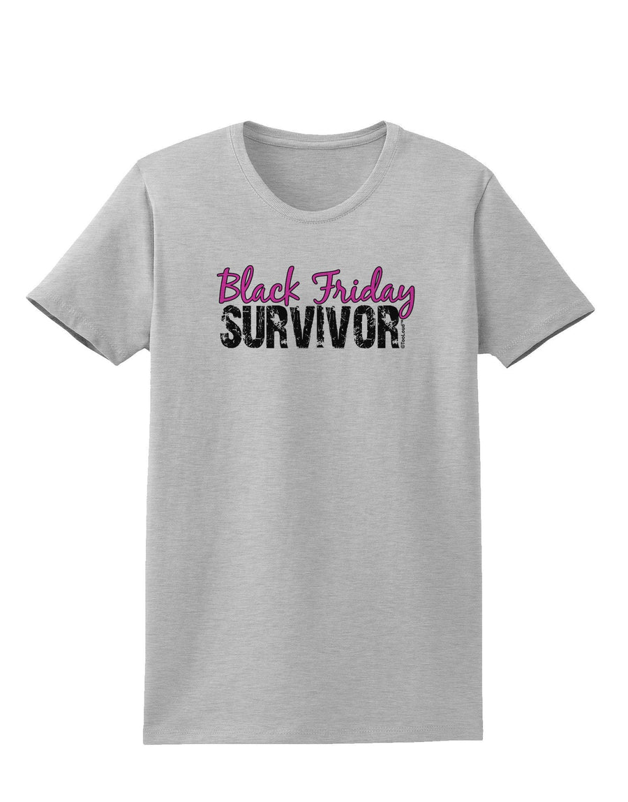 Black Friday Survivor Womens T-Shirt-Womens T-Shirt-TooLoud-White-XXXX-Large-Davson Sales