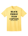 Black Friday Team Captain - 'Drop and Give Me Deals' Premium Adult T-Shirt for Ecommerce Savvy Shoppers-Mens T-shirts-TooLoud-Yellow-Small-Davson Sales