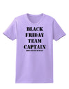 Black Friday Team Captain - Drop and Give Me Deals Womens T-Shirt-Womens T-Shirt-TooLoud-Lavender-X-Small-Davson Sales