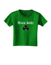 Black Irish Toddler T-Shirt Dark-Toddler T-Shirt-TooLoud-Clover-Green-4T-Davson Sales