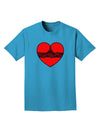 Black Lace Panty Heart Adult Dark T-Shirt-Mens T-Shirt-TooLoud-Turquoise-Small-Davson Sales