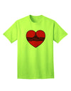 Black Lace Panty Heart Adult T-Shirt: A Sophisticated Choice for Contemporary Fashion-Mens T-shirts-TooLoud-Neon-Green-Small-Davson Sales