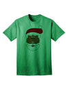 Black Santa Claus Face - Premium Christmas Adult T-Shirt Collection-Mens T-shirts-TooLoud-Kelly-Green-Small-Davson Sales