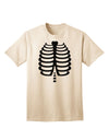 Black Skeleton Ribcage - Premium Halloween Adult T-Shirt Collection-Mens T-shirts-TooLoud-Natural-Small-Davson Sales