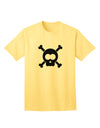 Black Skull and Crossbones - Premium Adult T-Shirt for the Bold and Fearless-Mens T-shirts-TooLoud-Yellow-Small-Davson Sales