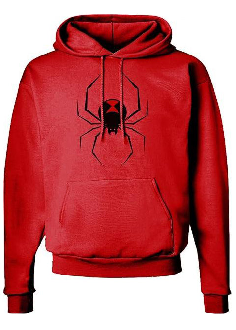 Black Widow Spider Design Hoodie Sweatshirt