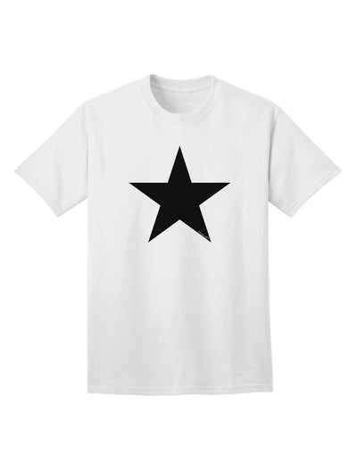 Black Star Adult T-Shirt-unisex t-shirt-TooLoud-White-XXXX-Large-Davson Sales