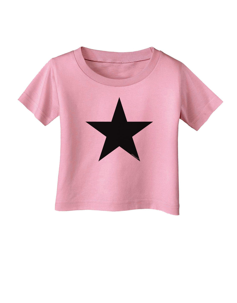 Black Star Infant T-Shirt-Infant T-Shirt-TooLoud-White-18-Months-Davson Sales