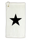 Black Star Micro Terry Gromet Golf Towel 11"x19""-Golf Towel-TooLoud-Davson Sales
