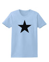 Black Star Womens T-Shirt-Womens T-Shirt-TooLoud-Light-Blue-XXXX-Large-Davson Sales