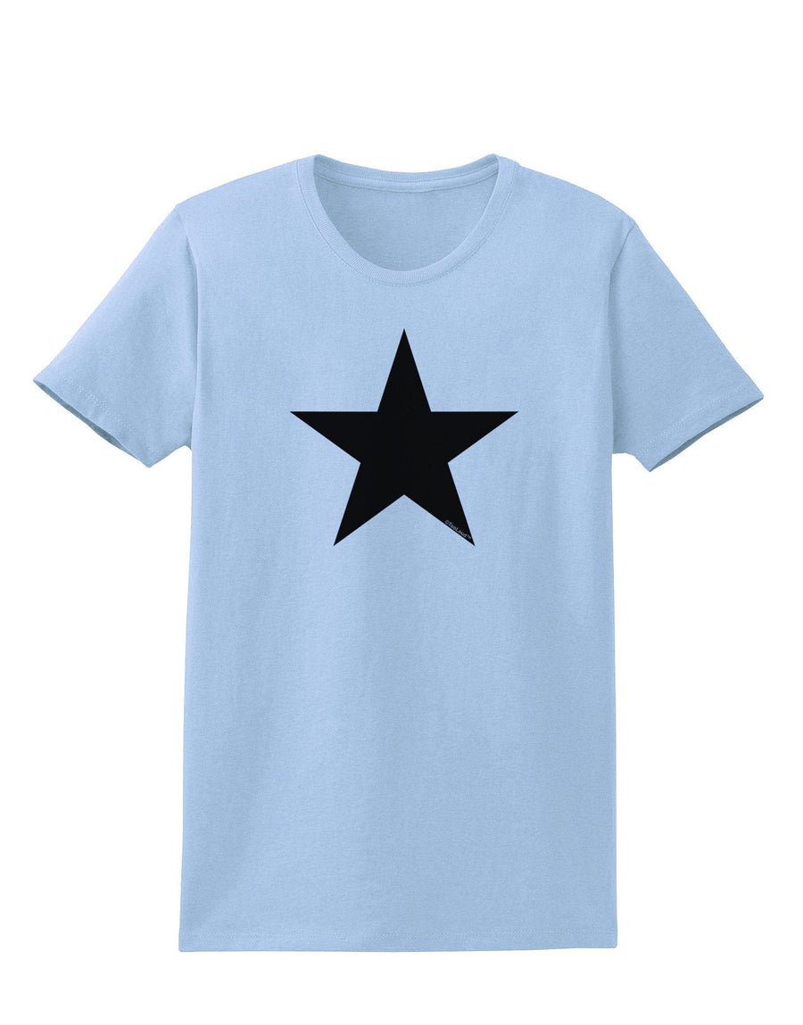 Black Star Womens T-Shirt-Womens T-Shirt-TooLoud-White-XXXX-Large-Davson Sales