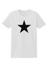 Black Star Womens T-Shirt-Womens T-Shirt-TooLoud-White-XXXX-Large-Davson Sales