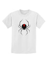 Black Widow Spider Design Childrens T-Shirt-Childrens T-Shirt-TooLoud-White-X-Small-Davson Sales