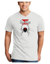 Black Widow Spider Design - Logo Adult V-Neck T-shirt-Mens V-Neck T-Shirt-TooLoud-White-Small-Davson Sales