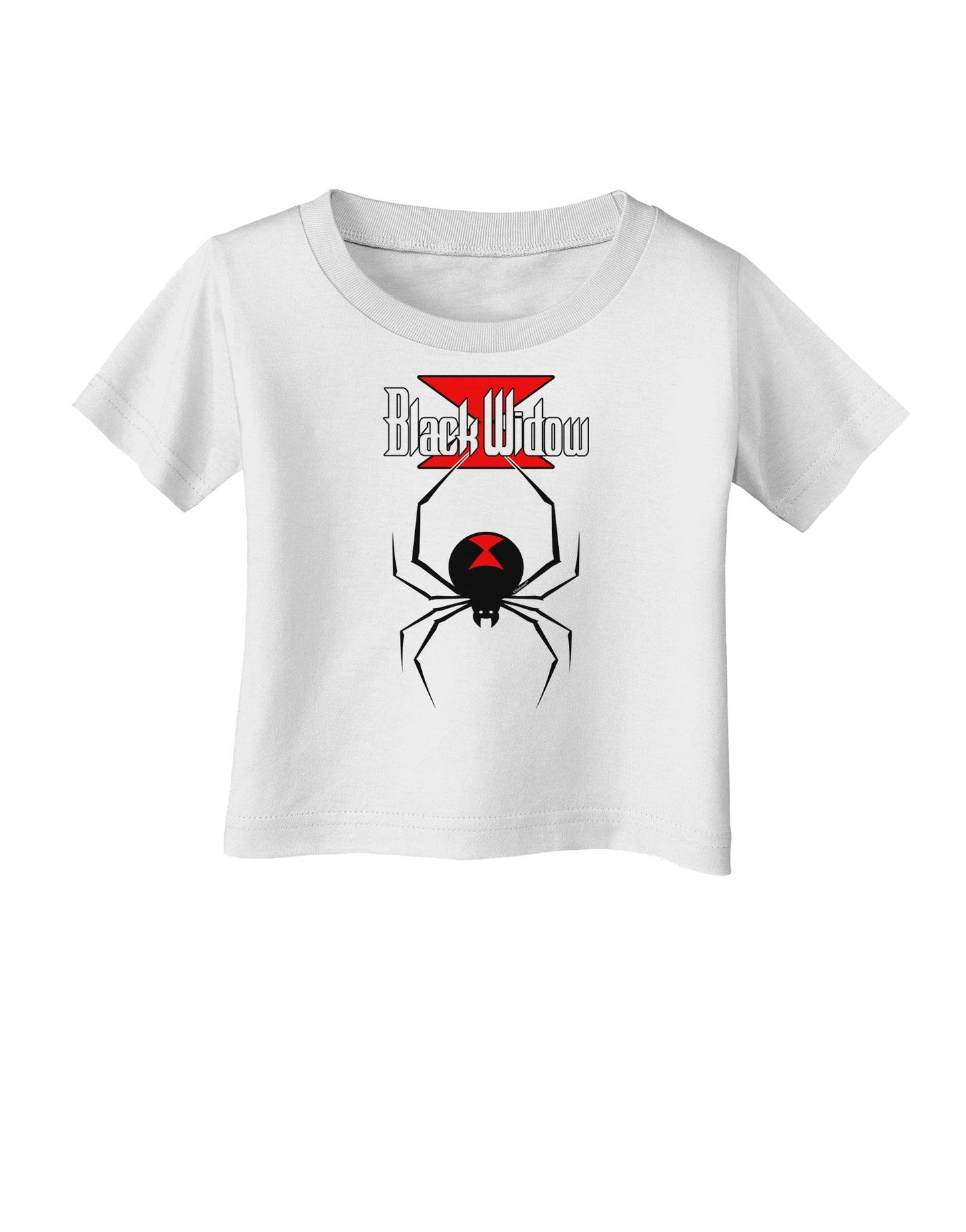 Black Widow Spider Design - Logo Infant T-Shirt-Infant T-Shirt-TooLoud-White-06-Months-Davson Sales