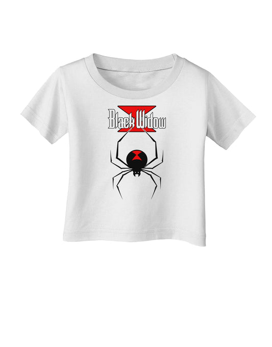 Black Widow Spider Design - Logo Infant T-Shirt-Infant T-Shirt-TooLoud-White-06-Months-Davson Sales