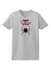 Black Widow Spider Design - Logo Womens T-Shirt-Womens T-Shirt-TooLoud-AshGray-X-Small-Davson Sales