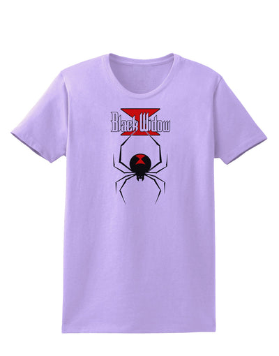 Black Widow Spider Design - Logo Womens T-Shirt-Womens T-Shirt-TooLoud-Lavender-X-Small-Davson Sales