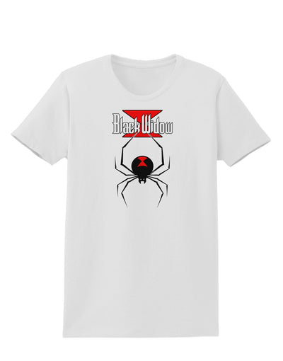 Black Widow Spider Design - Logo Womens T-Shirt-Womens T-Shirt-TooLoud-White-X-Small-Davson Sales