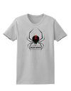 Black Widow Spider Design - Text Womens T-Shirt-Womens T-Shirt-TooLoud-AshGray-X-Small-Davson Sales