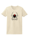 Black Widow Spider Design - Text Womens T-Shirt-Womens T-Shirt-TooLoud-Natural-X-Small-Davson Sales