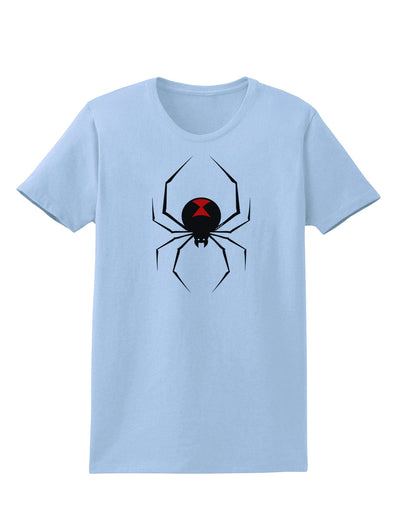 Black Widow Spider Design Womens T-Shirt-Womens T-Shirt-TooLoud-Light-Blue-X-Small-Davson Sales