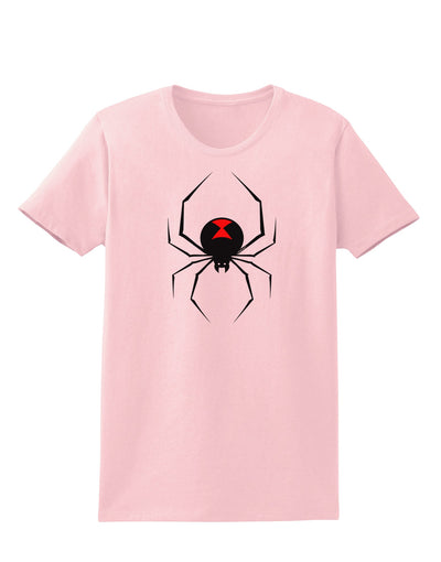 Black Widow Spider Design Womens T-Shirt-Womens T-Shirt-TooLoud-PalePink-X-Small-Davson Sales