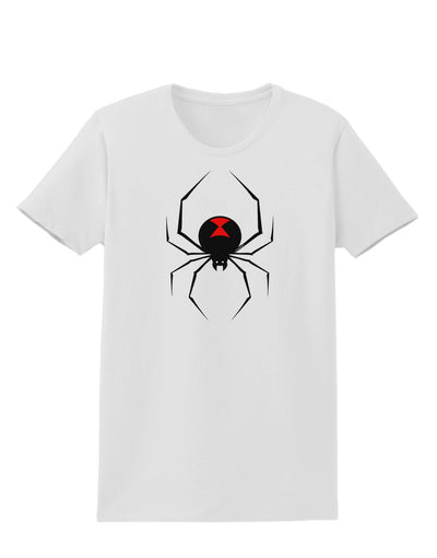 Black Widow Spider Design Womens T-Shirt-Womens T-Shirt-TooLoud-White-X-Small-Davson Sales