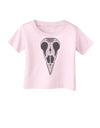 Black and White Mystic Bird Skull Day of the Dead Infant T-Shirt-Infant T-Shirt-TooLoud-Light-Pink-06-Months-Davson Sales