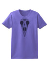 Black and White Mystic Bird Skull Day of the Dead Womens T-Shirt-Womens T-Shirt-TooLoud-Violet-X-Small-Davson Sales