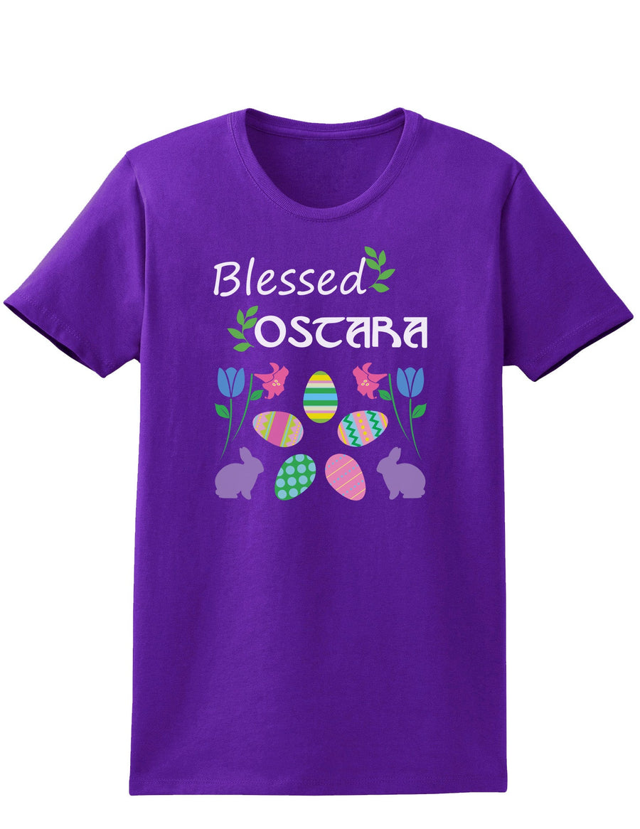 Blessed Ostara Easter Womens Dark T-Shirt - Ladies-TooLoud-Turquoise-X-Small-Davson Sales