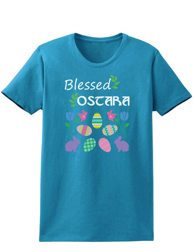 Blessed Ostara Easter Womens Dark T-Shirt - Ladies-TooLoud-Turquoise-X-Small-Davson Sales