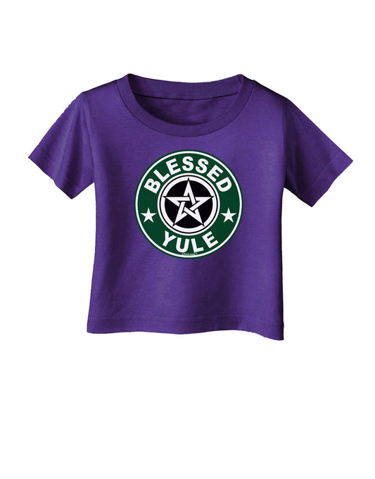 Blessed Yule Emblem Infant T-Shirt Dark by-Infant T-Shirt-TooLoud-Purple-18-Months-Davson Sales