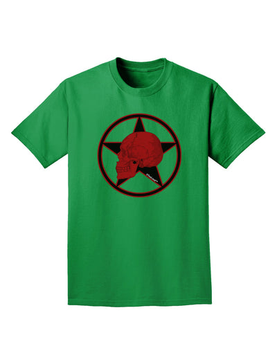 Blood Red Skull Adult Dark T-Shirt by TooLoud-Mens T-Shirt-TooLoud-Kelly-Green-Small-Davson Sales