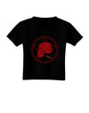 Blood Red Skull Toddler T-Shirt Dark by TooLoud-Toddler T-Shirt-TooLoud-Black-2T-Davson Sales